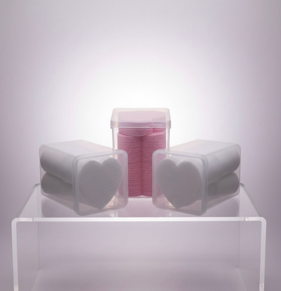 Heart Shaped Adhesive Wipes